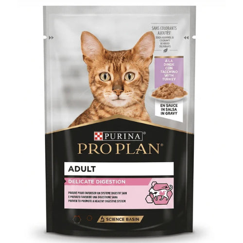 PURINA PRO PLAN Adult Delicate Digestion with Turkey in Sauce 85g - Mickey's Pets Store
