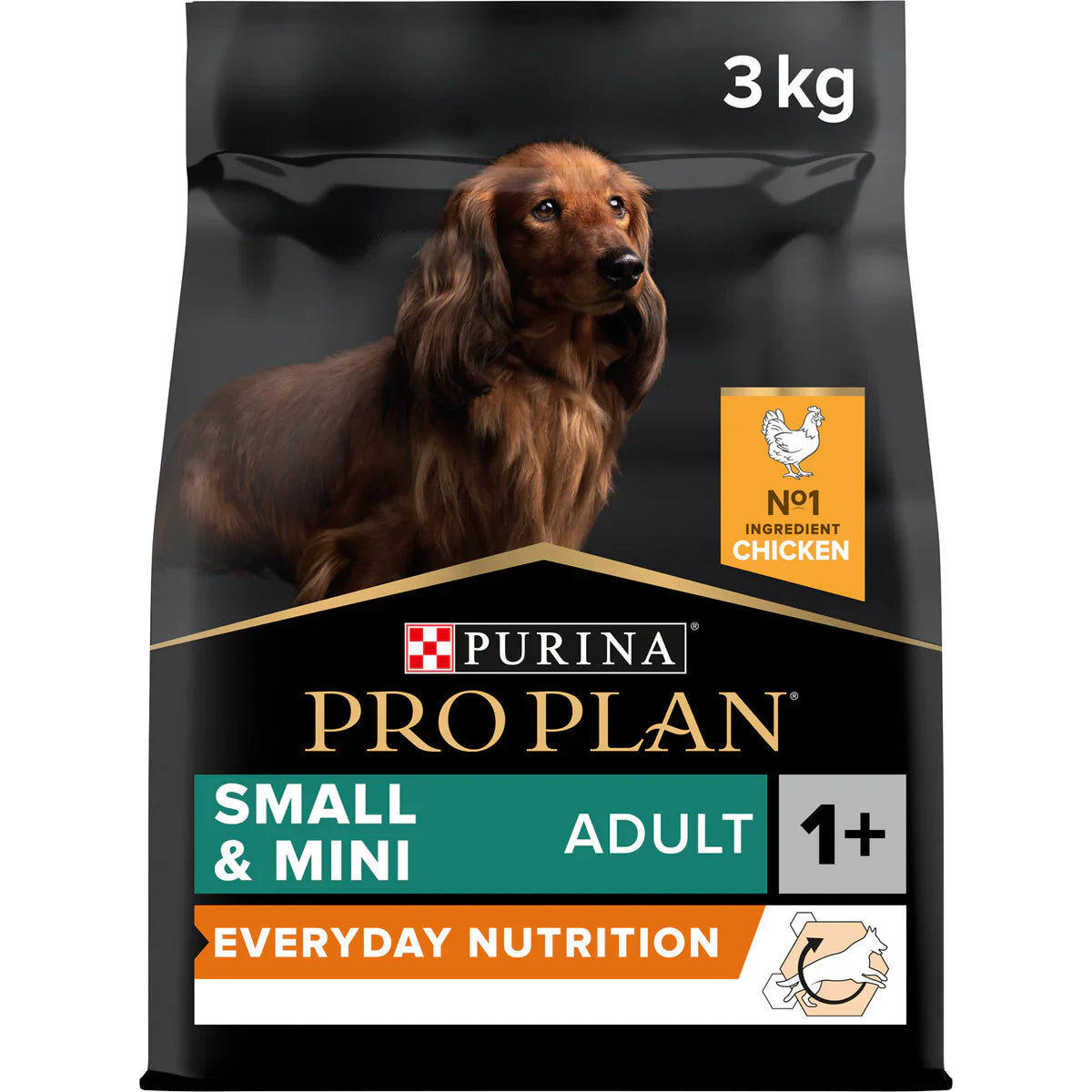 PURINA® PRO PLAN® Small & Mini Adult with OPTIBALANCE®, Rich in Chicken Dry Dog Food - 3 KG - Mickey's Pets Store