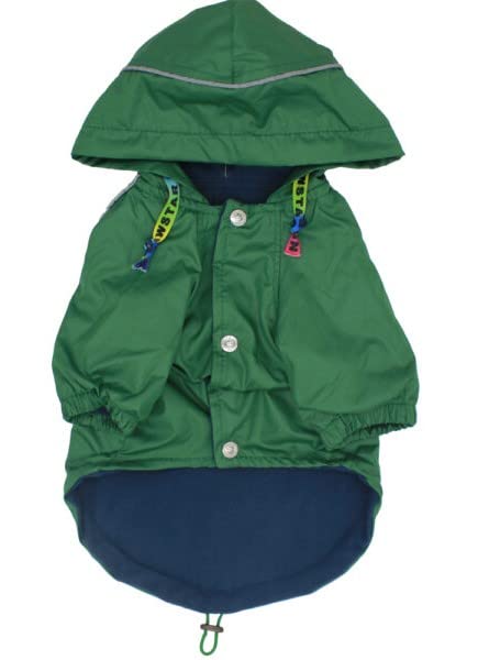 Pawstar Large Green Raincoat Vest for dogs - Mickey's Pets Store