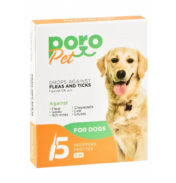 Poro Pet Flea and Tick Solution for Dogs 1 Pipette - Mickey's Pets Store