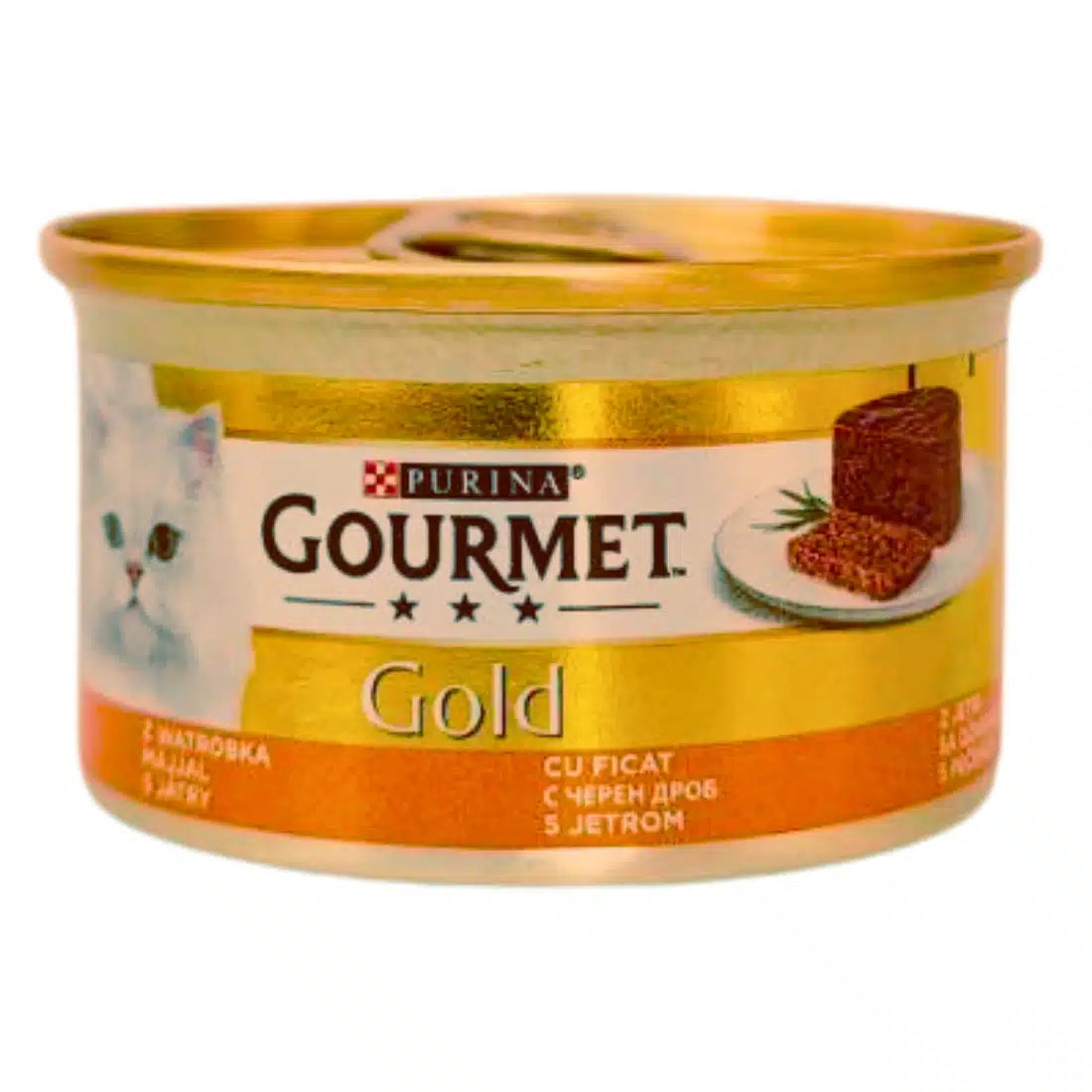Purina Gourmet Gold Pate liver flavor for cats 85g - Mickey's Pets Store