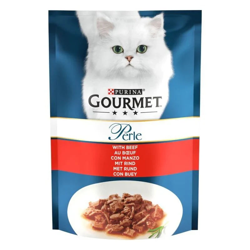 Purina Gourmet Perle with Beef 85G - Mickey's Pets Store