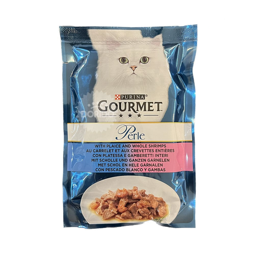Purina Gourmet Perle with Plaice and Shrimp 85g - Mickey's Pets Store