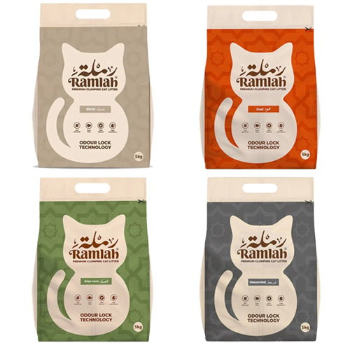 Ramlah Premium Clumping Cat Litter 5Kg - Mickey's Pets Store