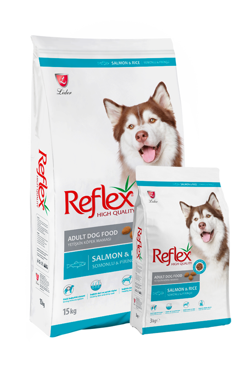 Reflex Adult Dog Food with Salmon and Rice (3kg/15kg) - Mickey's Pets Store