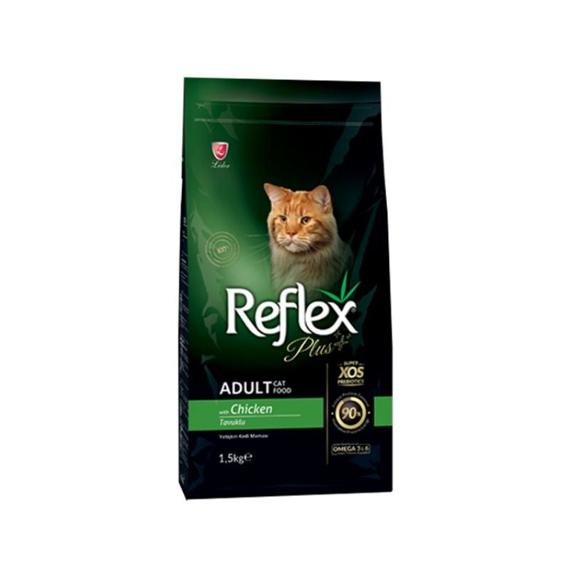 Reflex Plus Adult Food with Chicken 1.5kg - Mickey's Pets Store