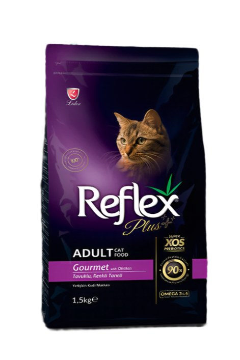 Reflex Plus Gourmet Adult Cat Food with Chicken 1.5KG - Mickey's Pets Store