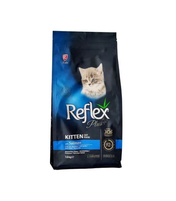 Reflex Plus Kitten Food with Salmon 1.5kg - Mickey's Pets Store