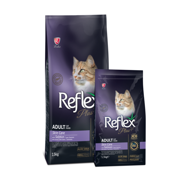 Reflex Plus Skin Care Adult Cat Food with Salmon 1.5kg - Mickey's Pets Store
