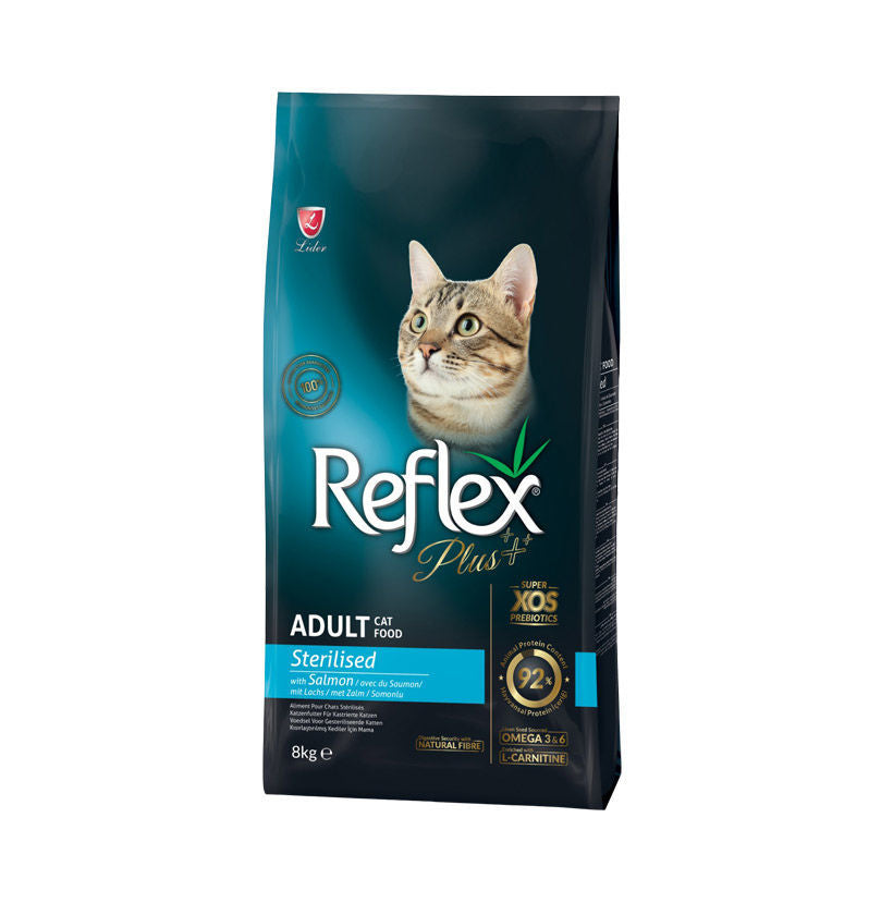 Reflex Plus Sterilised Adult Cat Food with Salmon 1.5kg - Mickey's Pets Store