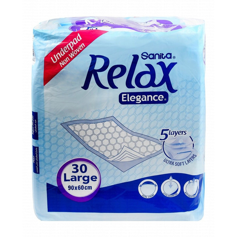 Relax Elegance Large Non-Woven Underpads (90x60cm) - Mickey's Pets Store