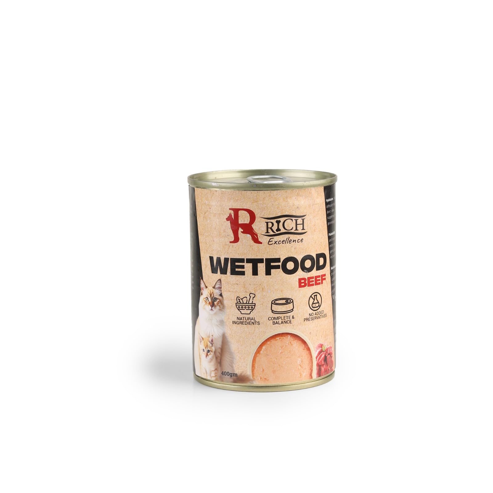Rich Excellence Beef Wet Cat Food 400g | Nutritious & Tasty Meal - Mickey's Pets Store