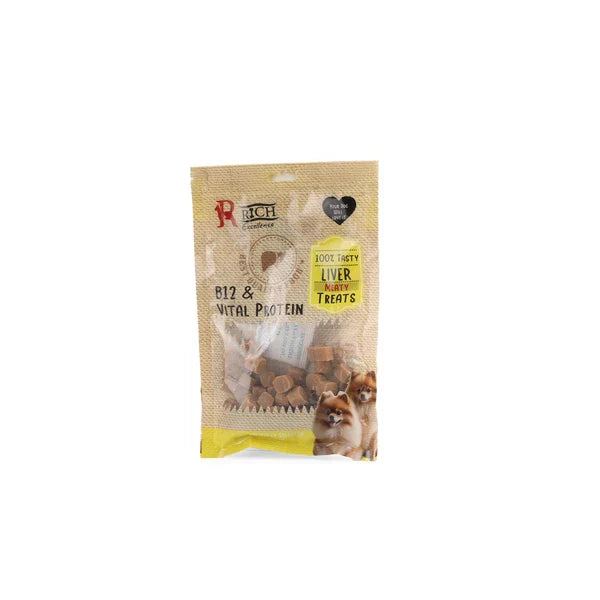Rich Excellence (Liver) Premium Dog Treats,with B12 & Vital Protein,100% Natural Treats - Mickey's Pets Store