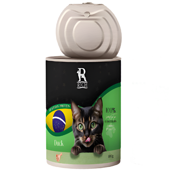 Rich wet Food for cats with Duck 400G - Mickey's Pets Store