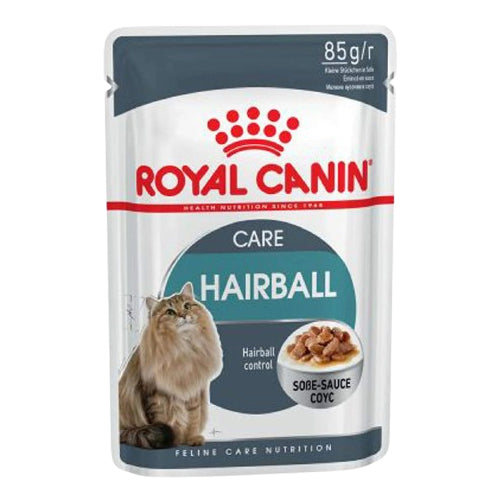 Royal Canin Hairball Care Thin Slices In Gravy Pouch 85g - Mickey's Pets Store