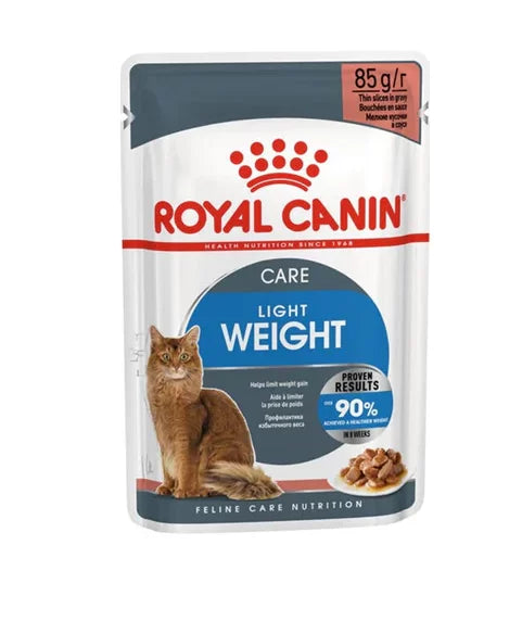Royal Canin Light Weight care for adult cats in Gravy (85gm / Pouch) - Mickey's Pets Store