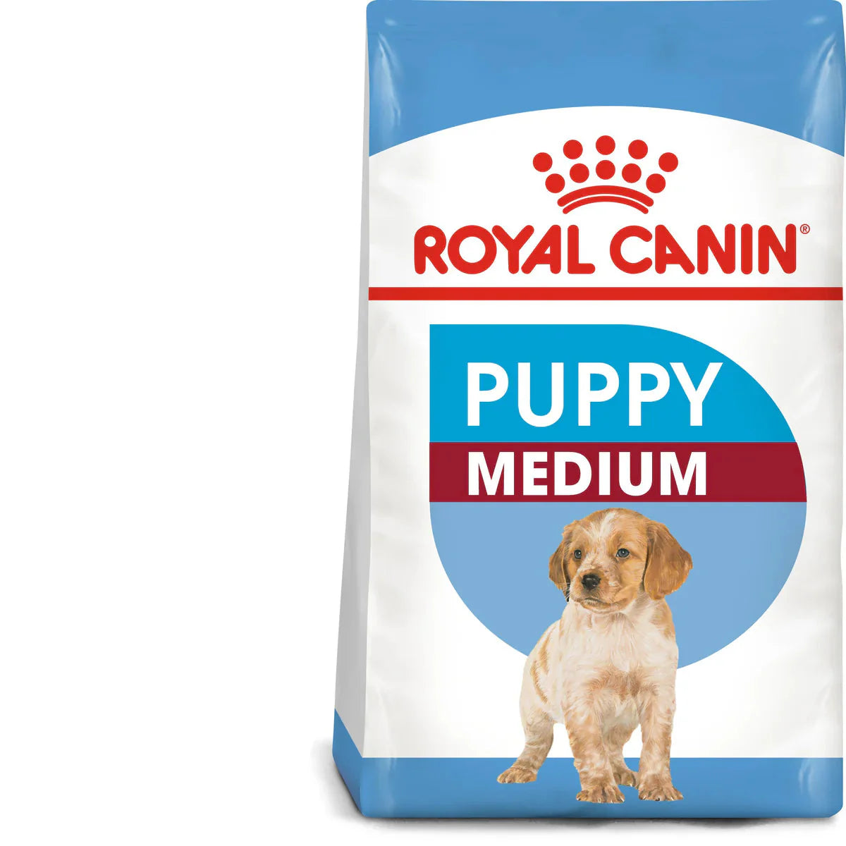 Royal Canin Medium Puppy (4kg/15KG) - Dry food for medium dogs - adult weight from 11 to 25 KG. from 2 to 12 months - Mickey's Pets Store