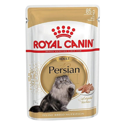 Royal Canin Persian Wet Cat Food For Adult Cats in Gravy Pouch 85g - Mickey's Pets Store