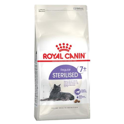 Royal Canin Sterilised +7 Dry Food for Neutered Adult Cats Over 7 Years 1.5Kg - Mickey's Pets Store
