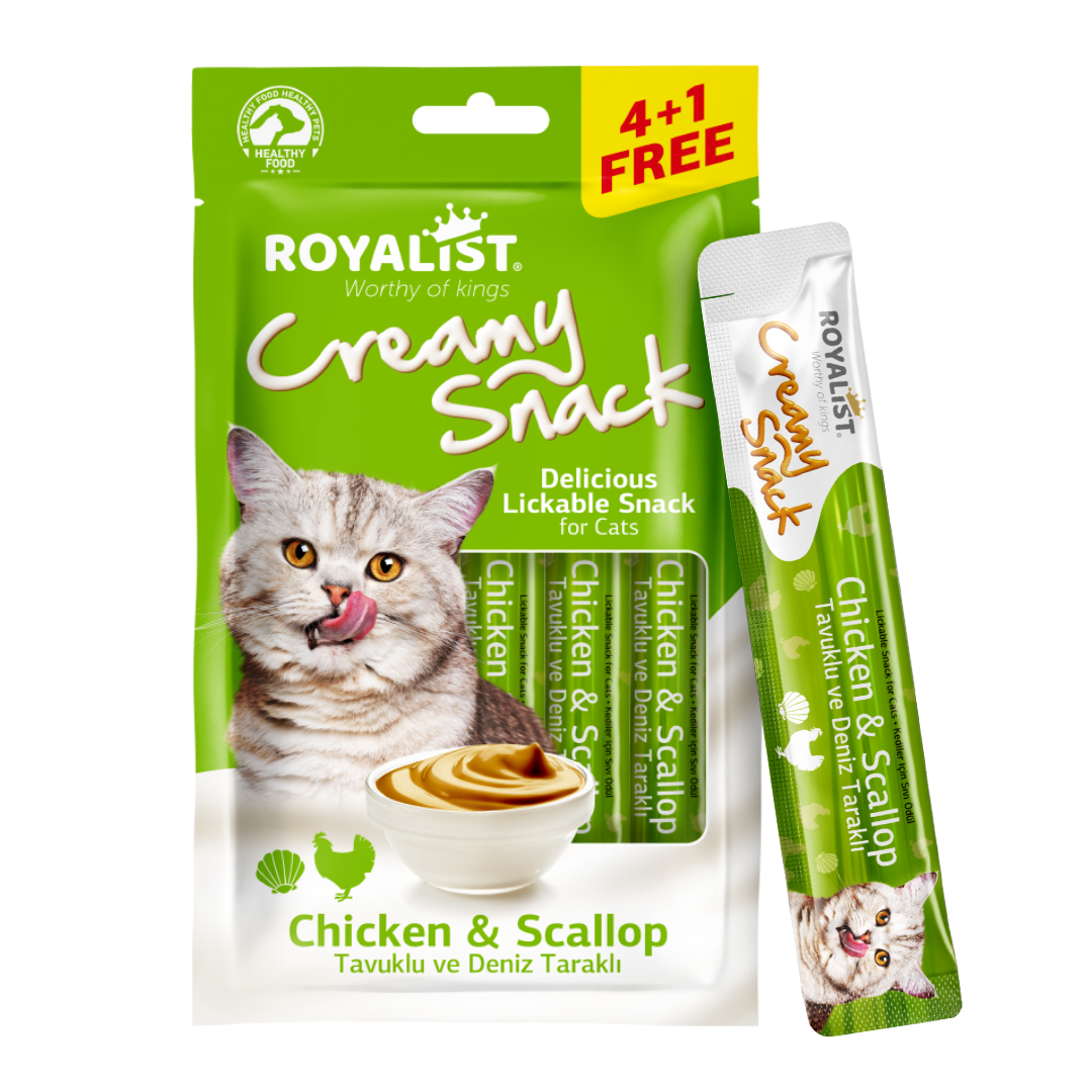 Royalist Creamy Snack / Chicken and Scallop - Mickey's Pets Store