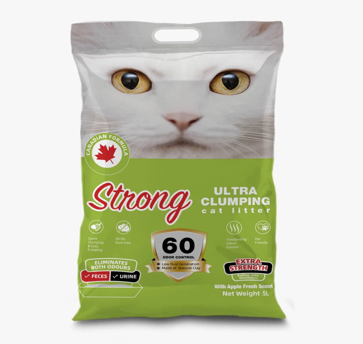 STRONG Ultra Clumping CAT LITTER 5L - Mickey's Pets Store