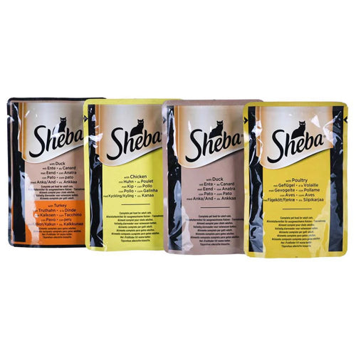 Sheba Complete Wet Food for Adult Cat Pouch 85g - Mickey's Pets Store