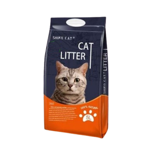 Shiko Cat Bentonite Clumping Cat Litter Scented 5L - Mickey's Pets Store