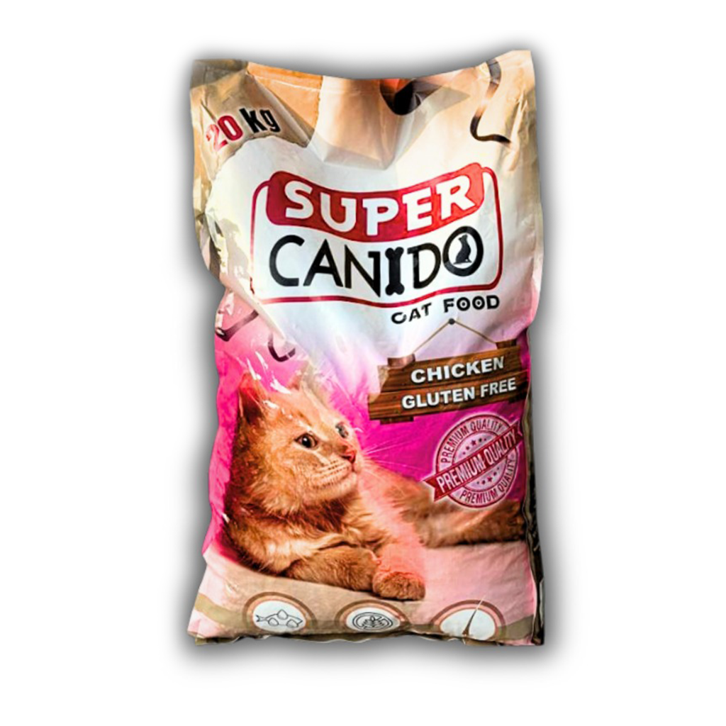 Super Canido - Dry Cat Food - 20 Kg - Mickey's Pets Store