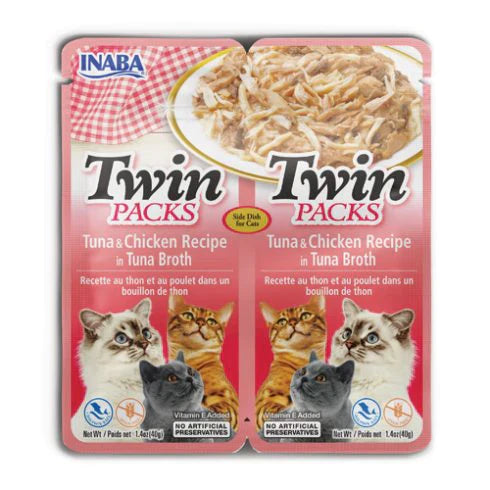 Twins Tuna & Chicken Recipe in Tuna Broth - Mickey's Pets Store