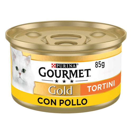 Purina Gourmet Gold Tortini Wet Cat Food with Chicken 85g - Mickey's Pets Store