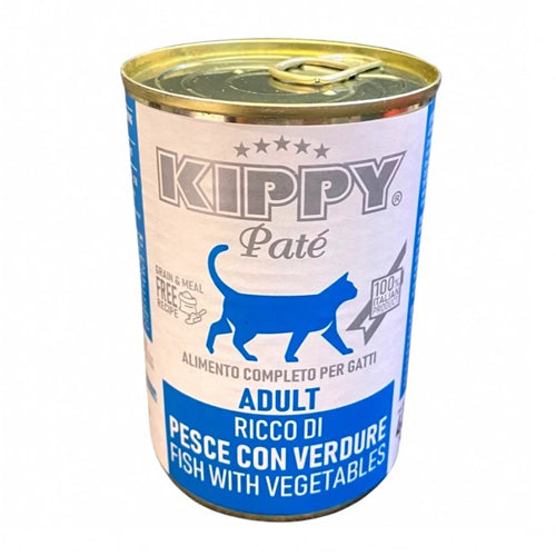KIPPY Pate Rich in FISH with VEGETABLES for Adult Cats 400g - Mickey's Pets Store