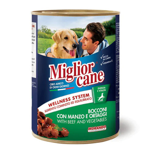 Miglior Cane with Beef and Vegetables 405g - Mickey's Pets Store