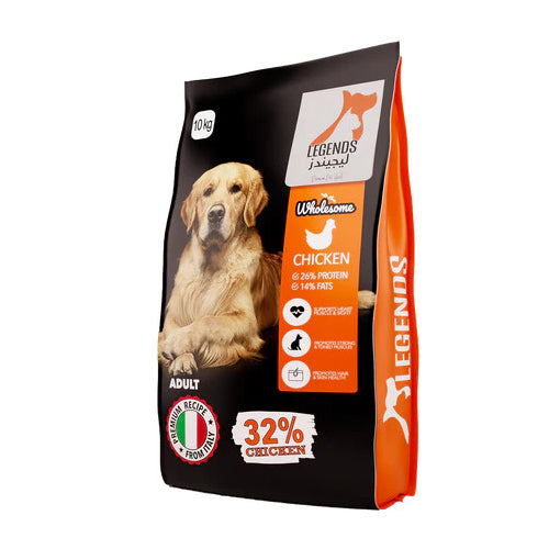 Legends Wholesome Chicken Feed for Adult Dogs 10Kg - Mickey's Pets Store