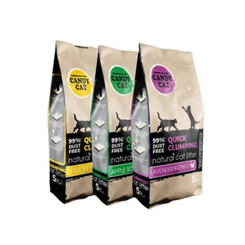 Candy Cat Bentonite Clumping Cat Litter 10L - Mickey's Pets Store