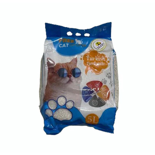 Free Cat Bentonite Clumping Cat Litter 5L - Mickey's Pets Store