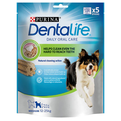 Purina DentaLife Daily Oral Care Medium Dog 115g - Mickey's Pets Store