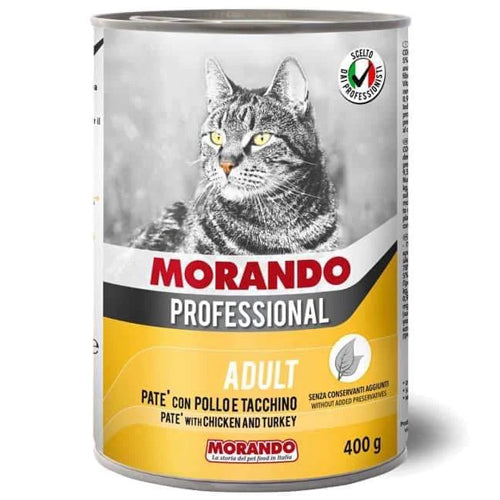 Morando Professional Cat Chunks with Chicken and Turkey 405g - Mickey's Pets Store