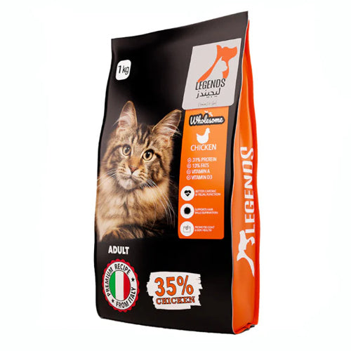 Legends Wholesome Chicken Adult Cat Dry Food 1Kg - Mickey's Pets Store