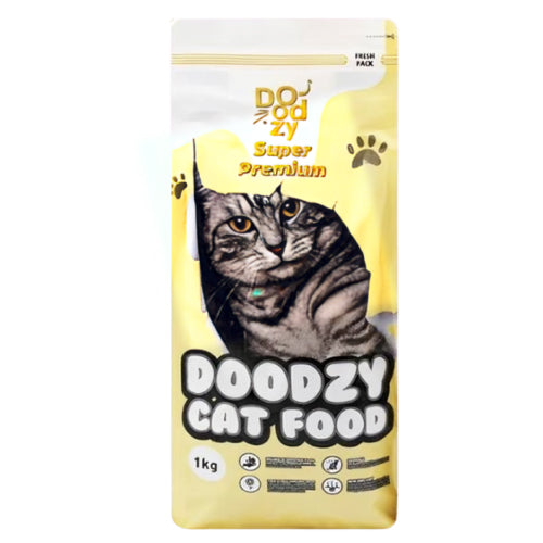Dodzy Super Premium Adult Cat Dry Food 1Kg - Mickey's Pets Store