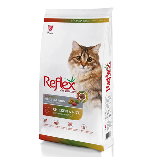 Reflex Gourmet Adult Cat Dry Food with Chicken and Rice 2Kg - Mickey's Pets Store