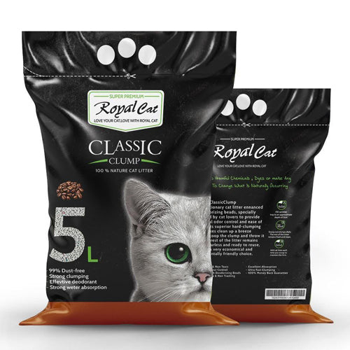 Royal Cat Bentonite Clumping Cat Litter 5L - Mickey's Pets Store