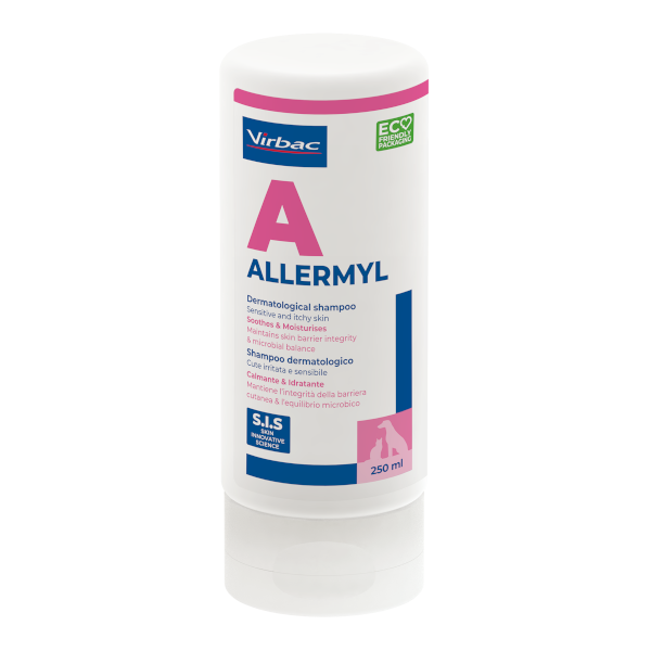 Virbac Allermyl Shampoo for Dogs and Cats 250 ml - Mickey's Pets Store