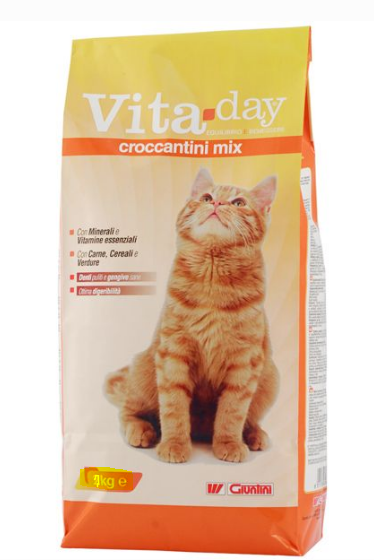 Vita Day Dry Cat Food with Cereal, Meat & Vegetables (20kg) - Mickey's Pets Store