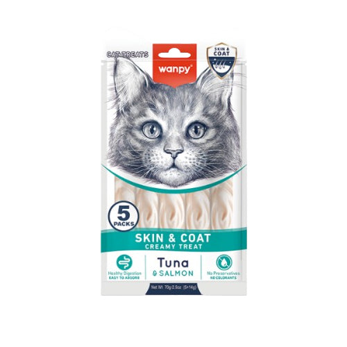 Wanpy Creamy Health Treats Skin & Coat 14g - 1 Stick - Mickey's Pets Store