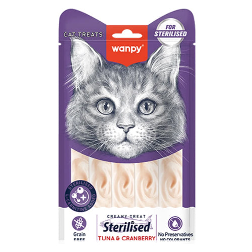 Wanpy Creamy Health Treats Sterilised 14g - 1 Stick - Mickey's Pets Store