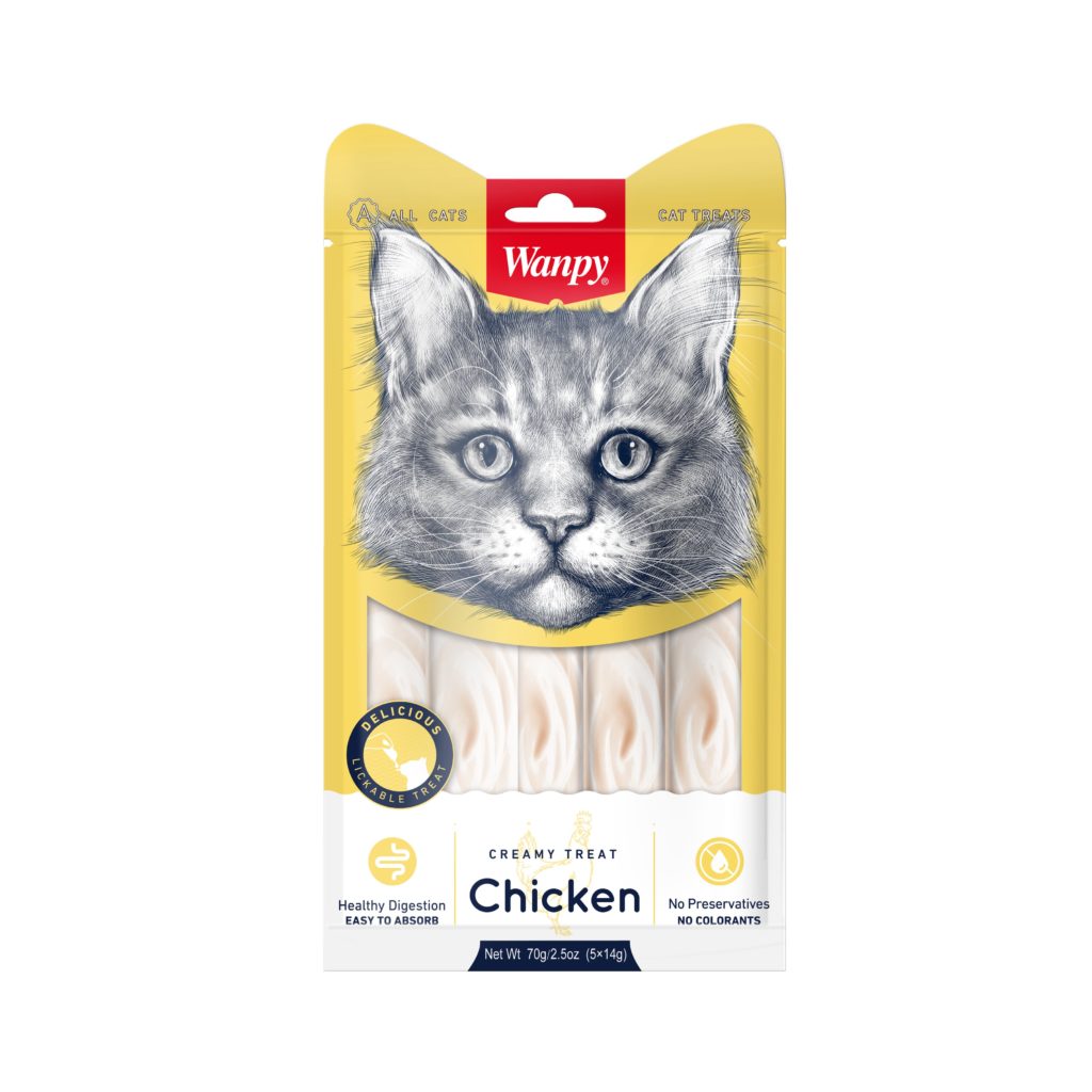 Wanpy Creamy Treat chicken flavor for Cats - Mickey's Pets Store
