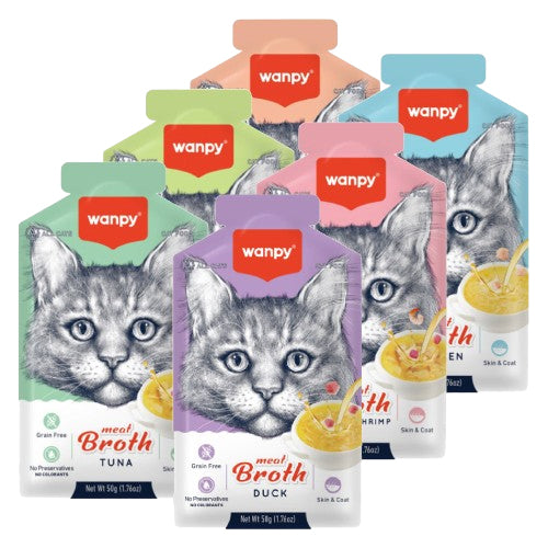 Wanpy Meat Broth for Cat 50g - Mickey's Pets Store