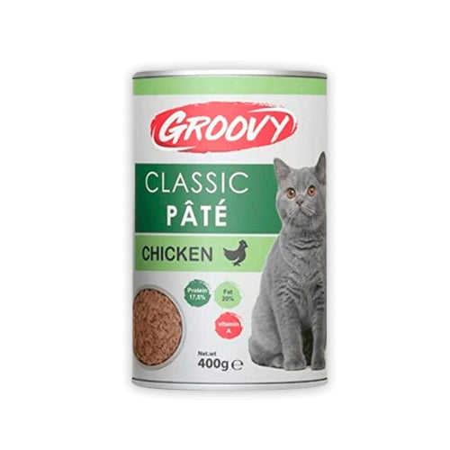 Groovy Classic Cat Pate Chicken Can 400g - Mickey's Pets Store