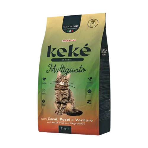 Keke Multigusto Adult Cat Dry Food 2Kg - Mickeys Pets Store