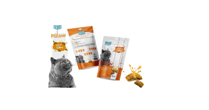 Orgo Pillow Cat Treats Chicken Flavor 100g - Mickey's Pets Store